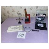 Microscope, Magnifing glass, folding magnifier