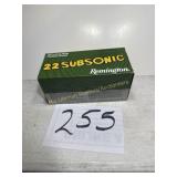 Remington 22 lr 200 rounds subsonic hollow point
