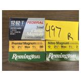 Federal and Remington 12 Gauge 2 3/4 2 Shot, BB,