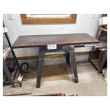 Metal Base with Wood Top Not attached to make a