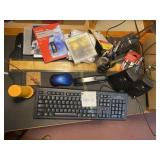 T square, office supplies, Flash drive, s