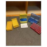 38 Caliber empty plastic shotshell capsules and