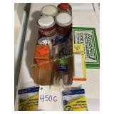 Cleaning foam swabs and patches, reloading lube