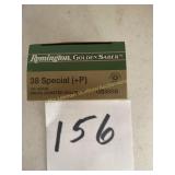 Remington 38 Special (+P) 25 rounds Golden Saber