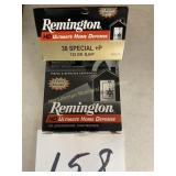 Remington 38 Special +P 50 rounds 125 gr BJHP