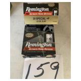 Remington 38 Special +P 50 rounds 125 gr BJHP