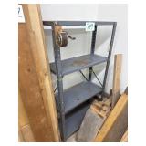 Metal Shelf, 4 shelves, 30 1/2" W x 60" T x  12