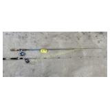 Abu Garcia and Mustad Fishing Poles