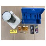 Fishing Tackle Box, Bobbers, Lures