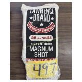 Lawrence Brand 25 lbs No 8.5 Magnum Shot