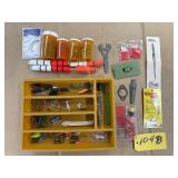 Fishing Hooks, Beads, Tie Fast Knot Tool,