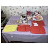 Hard Plastic Picnic Trays/Cups/Plates