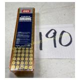 CCi 22 LR hp sub-sonic