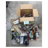 Paint brushes, paint rollers, stir s