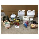 Yard Chemicals, partial containers, etc.