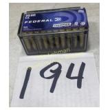 Federal 22 mr 50 rounds 40 gr. 1880 fps