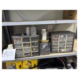 Organizers. Lot of screws, nuts, bolts, misc.