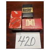 6 MM Bullets, Three boxes, boxes not full