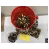 45 brass shell casings and 45 acp casings