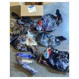 Four Inflatable Turkey Decoys and Calls