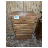 4 drawer dresser, 25 1/2" w x 40"T x 16" D