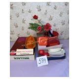 Cookie cutters, freezer containers, etc.