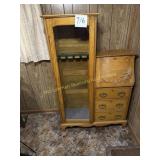Gun Safe secretary 38" W x 59 1/2"T x 14"D