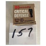 Hornady 38 Special 25 rounds 110 GR FTX