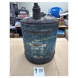 Wards Vitalized Heavy Duty Motor Oil Can