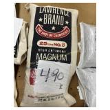 Lawrence Brand Magnum Shot , 25 lbs No 8
