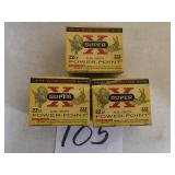 Winchester 22 lr super x 3 boxes
