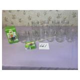 2 Kerr quarts, 1 Ball quart, 5 Kerr pints