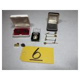 Tie Clips, Black Powder Shooter Colt Pin, and