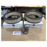 2 Air Filters and 1 Oil Filter