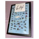 Collection of fly-fishing lures