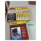 Brad Point Drill Bit set, Drill Master Drill Bit