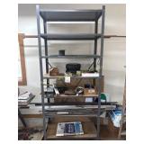 Metal Shelf with Contents 48"W x 18ï¿½D x 96ï¿½ T