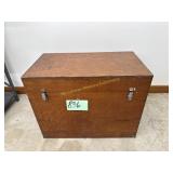 Wooden Tool Box, 24" W x 18 1/2" T x 13" D