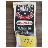 Lawrence Brand 25 lbs No 8.5 Magnum Shot