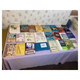 Lot of books, hunting, dog books, gun books,