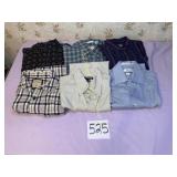 6 Long sleeve medium shirts