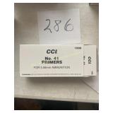cci #41 primers 5.56mm 967 count