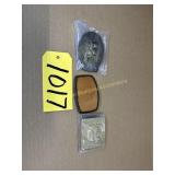 Belt Buckles---NRA, Indiana Wildlife Federation,