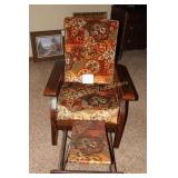 Very Old Over 100 Years Royal Easy Chairs Oak