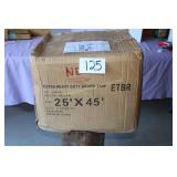 Extra Heavy Duty Brown Tarp 25 Ft x 45 Ft