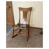 Antique Oak Rocking Chair