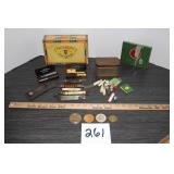 2 Razors in Case, 1 Journal Gazette Razor Case,