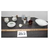 Misc Glassware, Votive Holder, Ruby Red