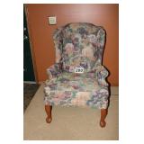 Bassett Stuffed Chair Tapestry Fruit and Florals