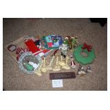 Christmas--Vintage Candle Lights, Light Up Wreath